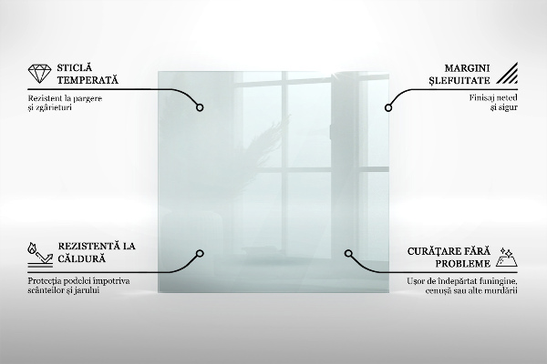 Glass hearth 39x20 in (100x50 cm)