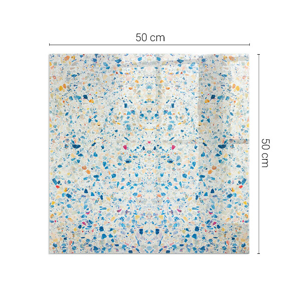 Square glass hearth for wood stove Abstract texture pattern