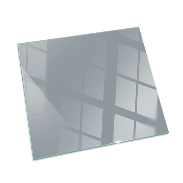 Square glass hearth for wood stove Color Gray