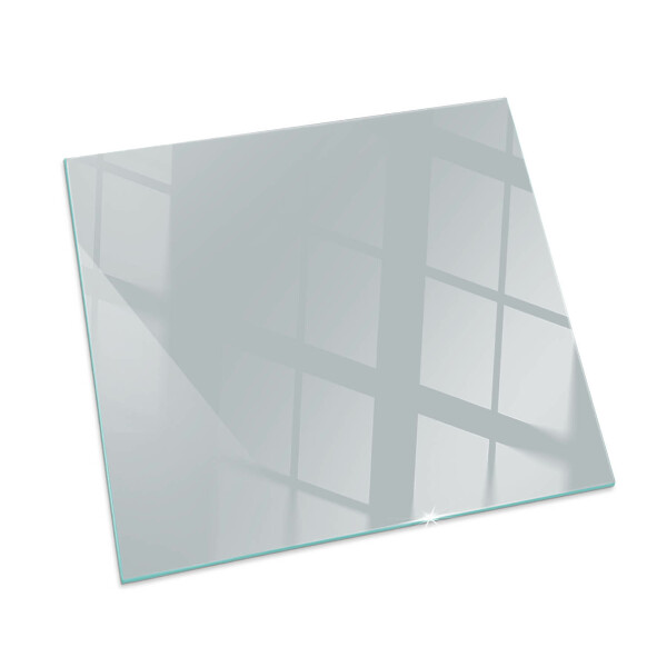 Square glass hearth for log burner Color Gray