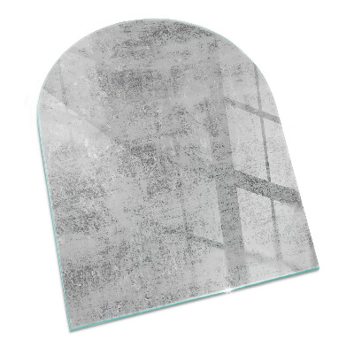 Half-oval glass hearth plate Abstract background texture