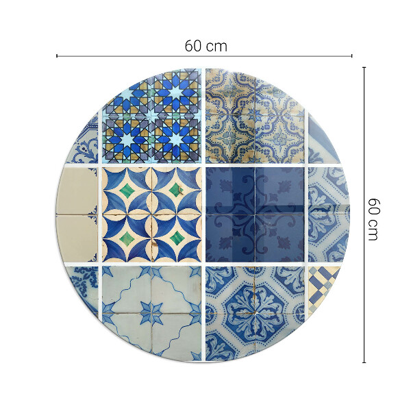 Round glass hearths for wood burners Ceramic tile patterns
