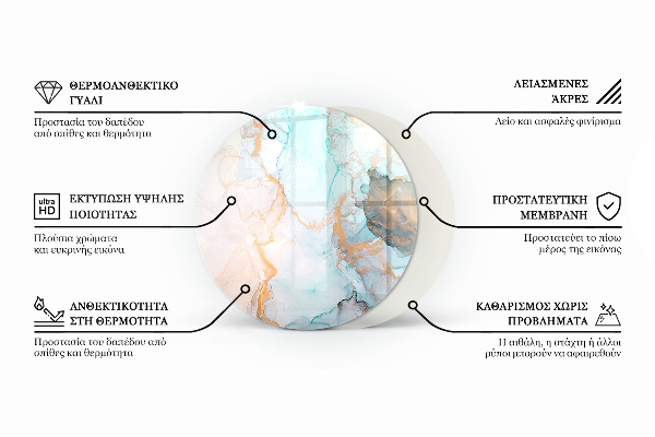 Round glass hearths for wood burners Raw concrete texture