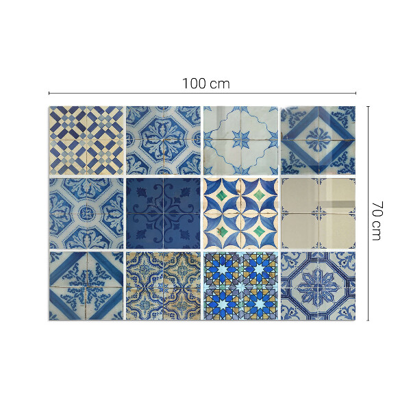 Rectangular glass hearth Ceramic tile patterns