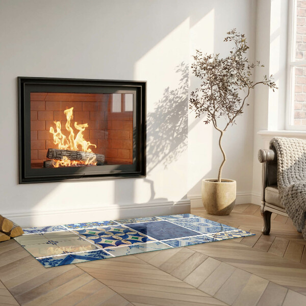 Rectangular glass hearth Ceramic tile patterns