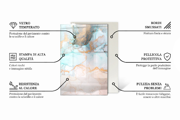 Rectangular glass hearth Ceramic tile patterns