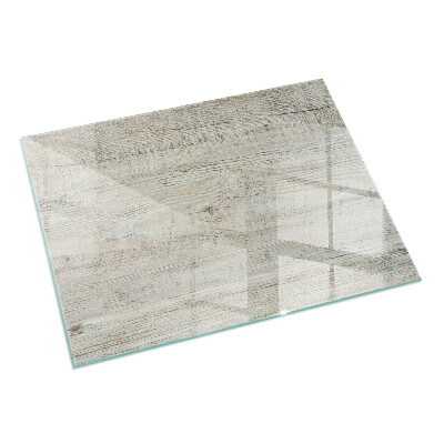 Rectangular glass hearth for log burner Light wood texture