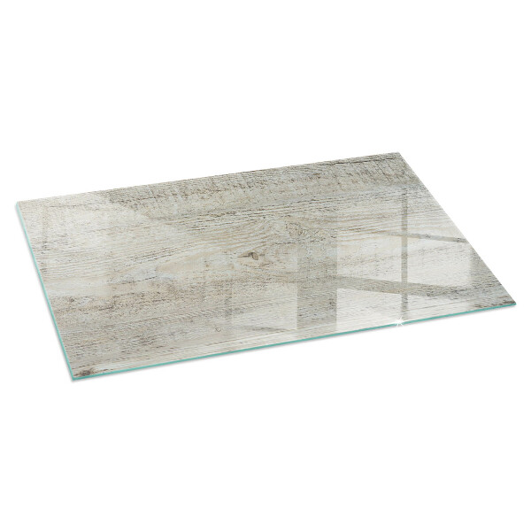 Rectangular glass hearth for log burner Light wood texture
