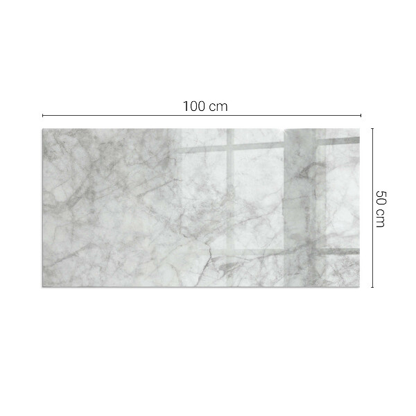 Rectangular glass hearth for wood stove Marble structure pattern