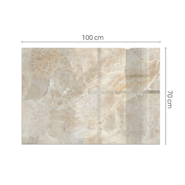 Rectangular glass hearth for wood stove Natural stone pattern