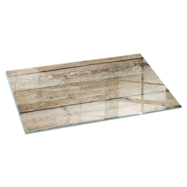 Rectangular glass hearth for log burner Texture of wooden boards