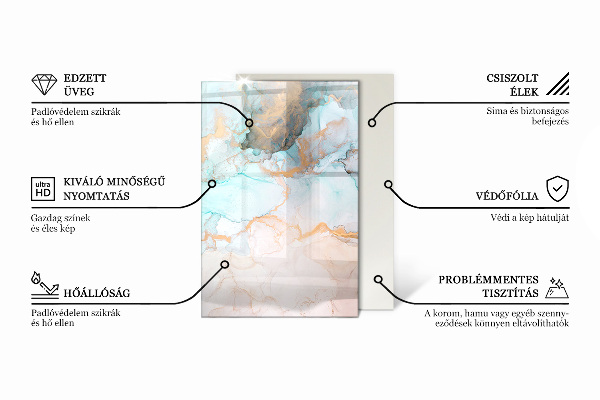 Rectangular glass hearth for wood stove Mosaic patterns in tiles