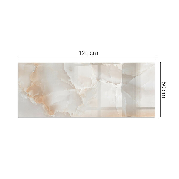 Rectangular glass hearth for wood stove Natural stone pattern