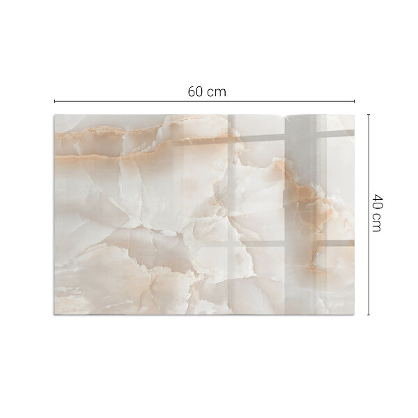 Rectangular glass hearth for wood stove Natural stone pattern