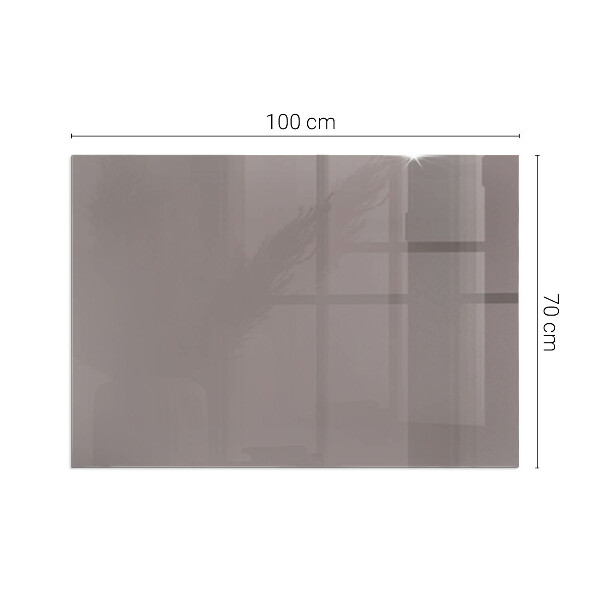 Rectangular glass hearth for log burner Color Beige