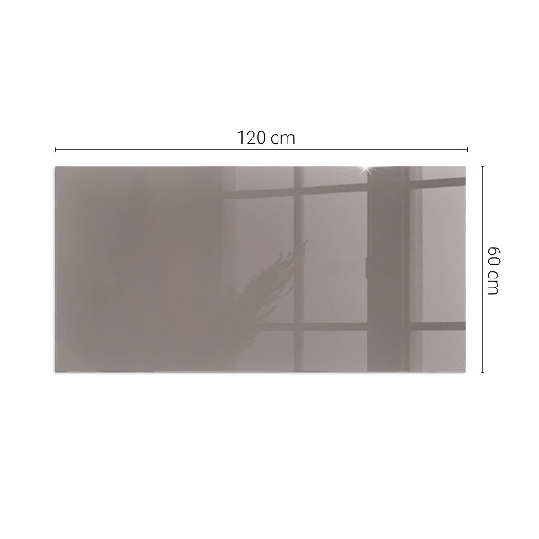 Rectangular glass hearth for log burner Color Beige