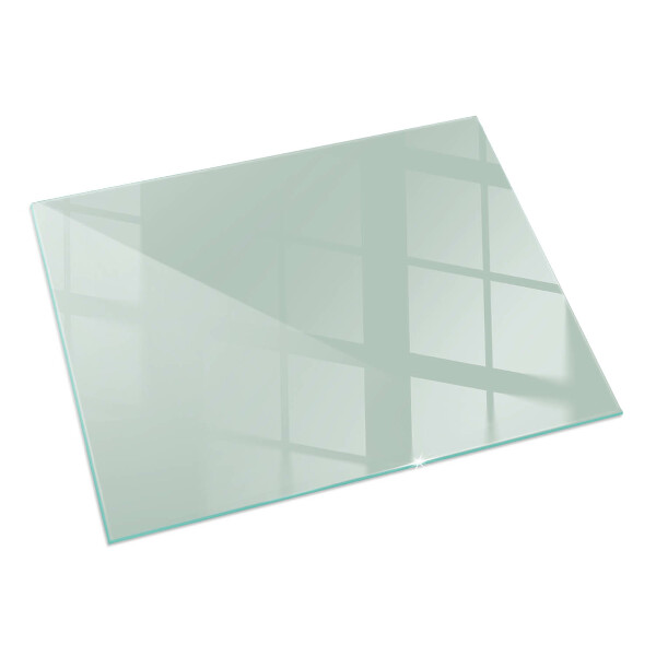 Rectangular glass hearth Color Light Green