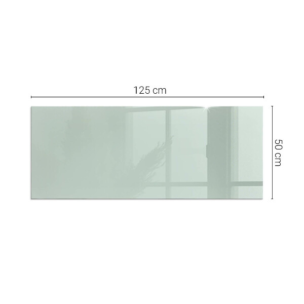 Rectangular glass hearth Color Light Green