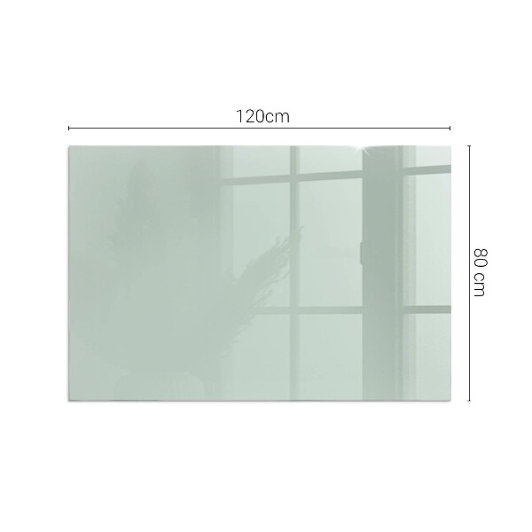 Rectangular glass hearth Color Light Green