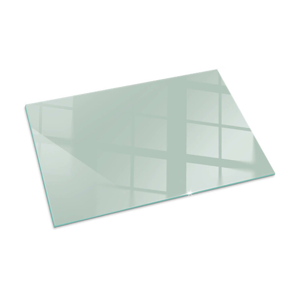 Rectangular glass hearth Color Light Green