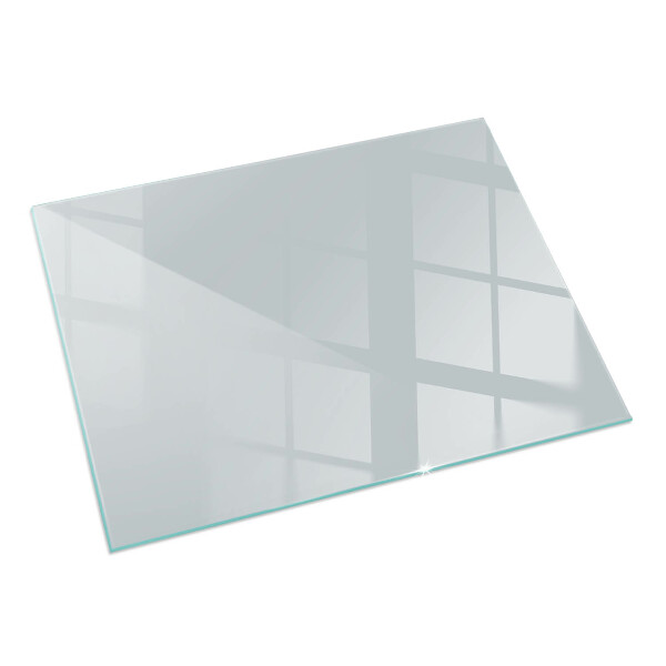 Rectangular glass hearth for log burner Color Gray