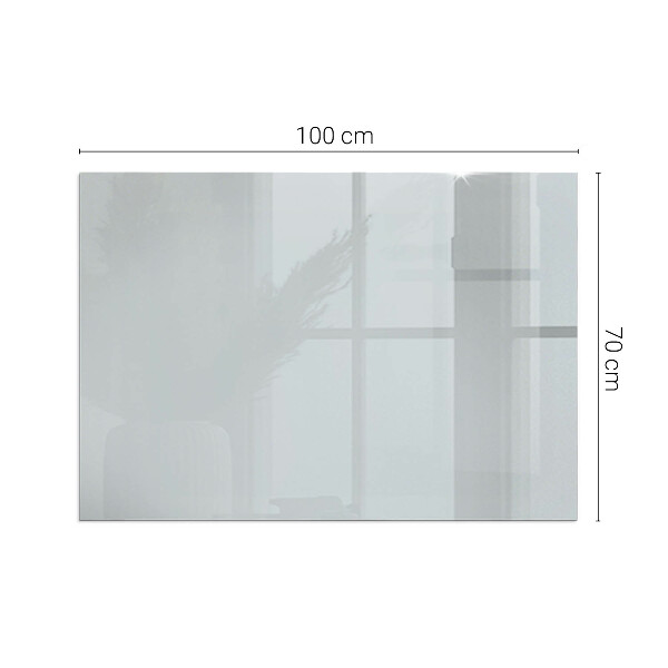 Rectangular glass hearth for log burner Color Gray