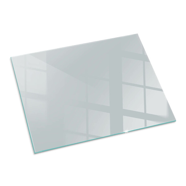 Rectangular glass hearth for log burner Color Gray