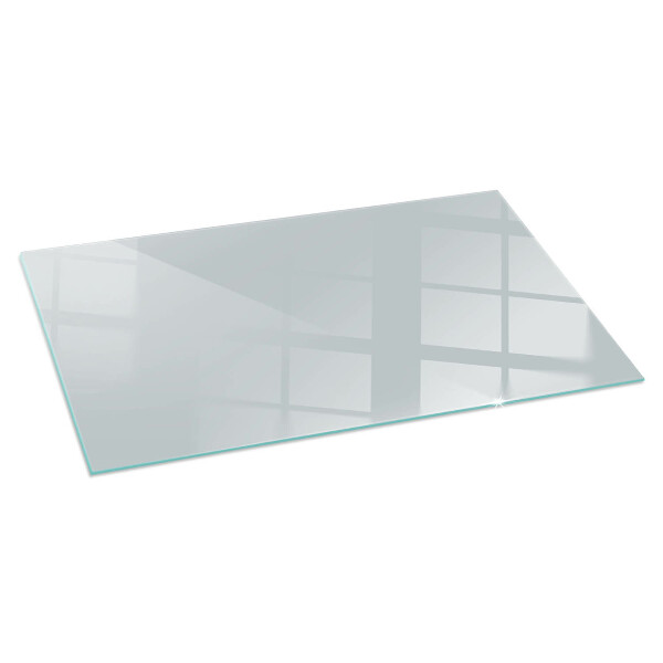 Rectangular glass hearth for log burner Color Gray