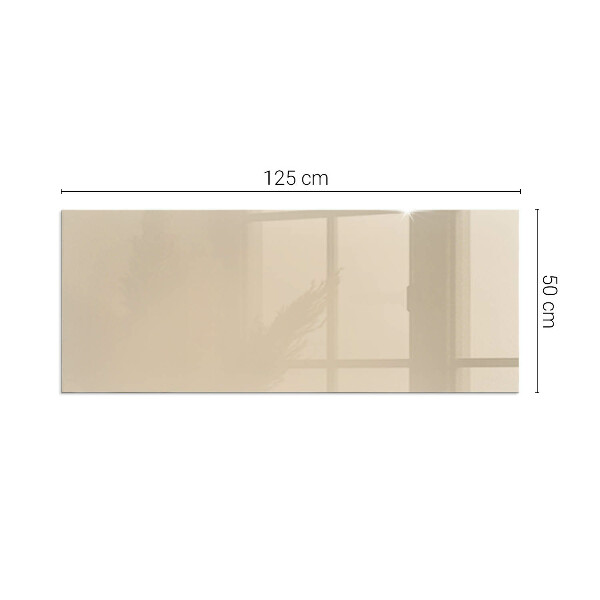 Rectangular glass hearth for wood stove Color Beige