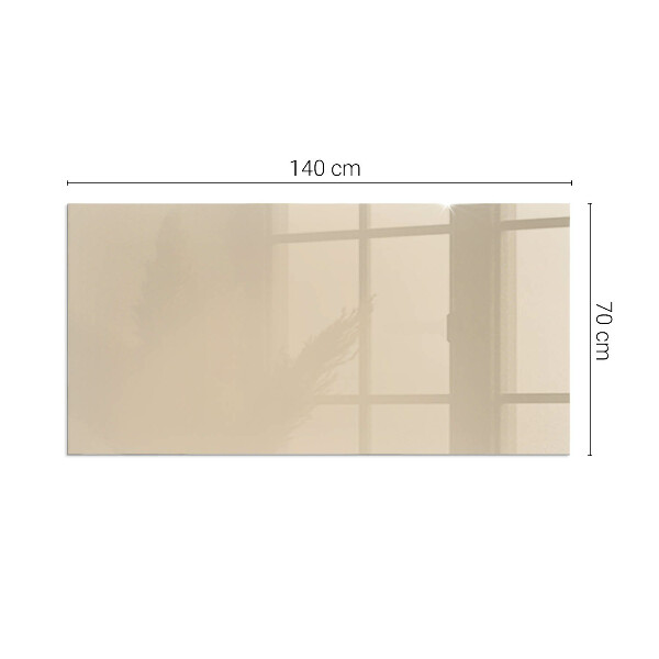 Rectangular glass hearth for wood stove Color Beige