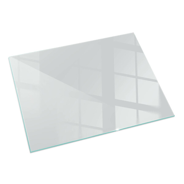 Rectangular glass hearth Color Gray