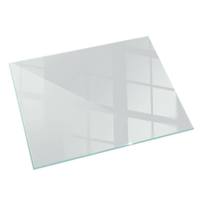 Rectangular glass hearth Color Gray