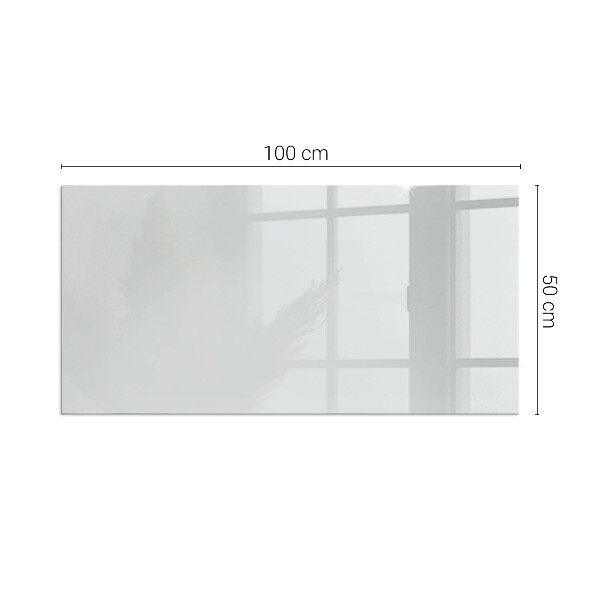 Rectangular glass hearth Color Gray