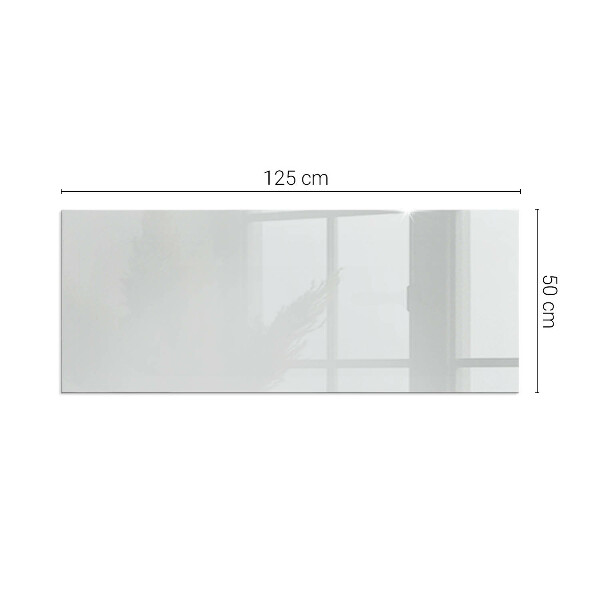 Rectangular glass hearth Color Gray