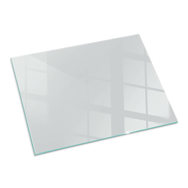 Rectangular glass hearth Color Gray