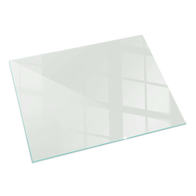 Rectangular glass hearth for log burner Color Gray