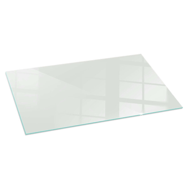 Rectangular glass hearth for log burner Color Gray