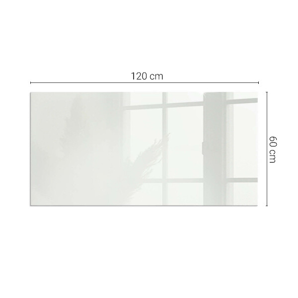Rectangular glass hearth for wood stove Ivory color