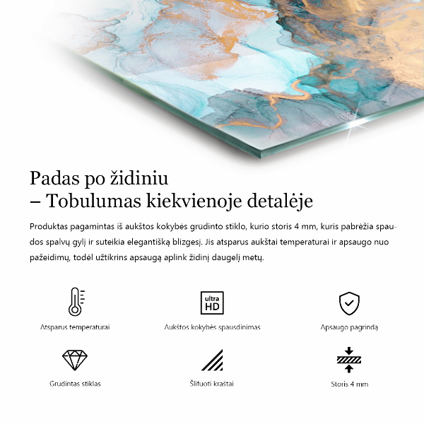 Hexagonal glass hearth pad Three-dimensional geometry