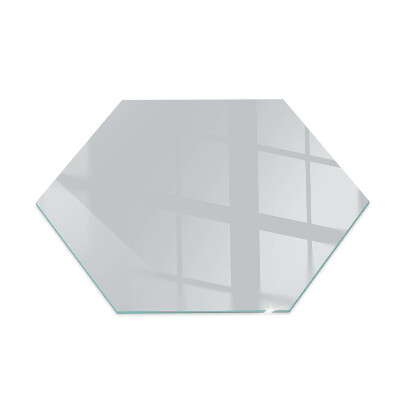 Hexagonal glass hearth pad Color Gray