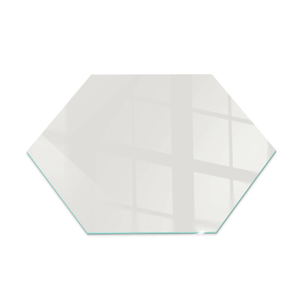 Hexagonal glass hearth pad Color Gray