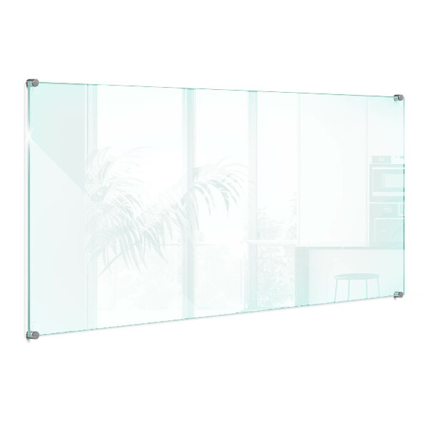 Transparent glass splashback 100x50 cm