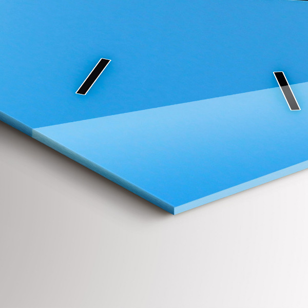 Modern vertical wall clock Mountain view