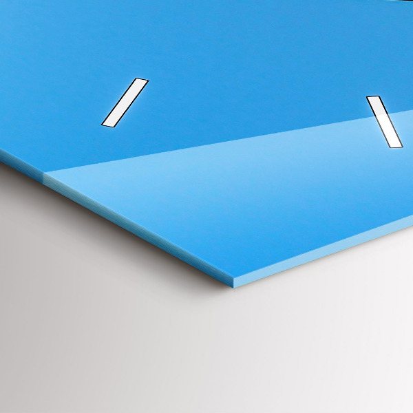 Modern vertical wall clock Mountain view