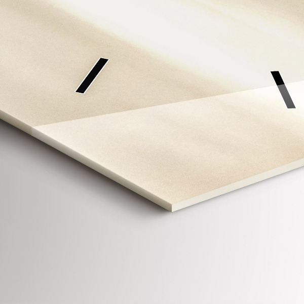 Modern vertical wall clock Landscape panorama of Paris