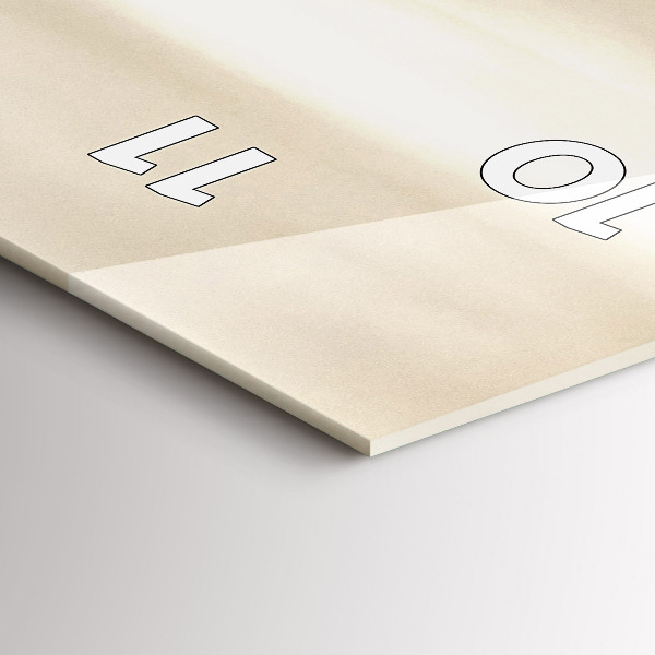 Modern vertical wall clock Landscape panorama of Paris