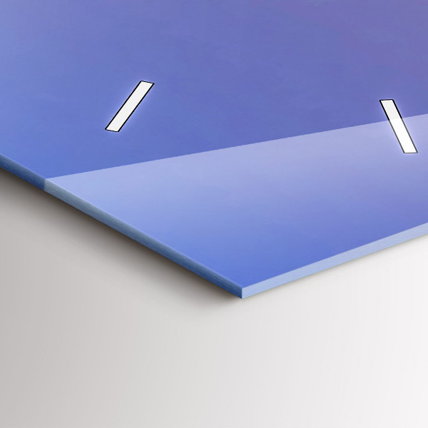 Modern vertical wall clock View of Barcelona