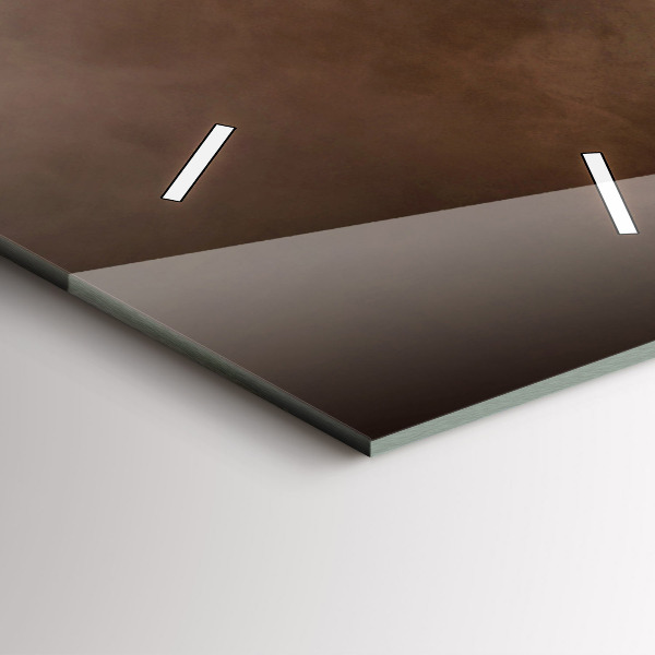 Modern vertical wall clock Coffee beans