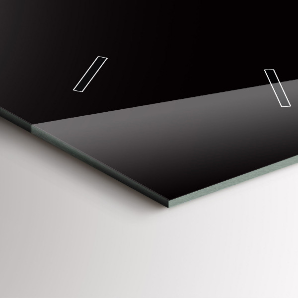 Modern vertical wall clock Orange juice