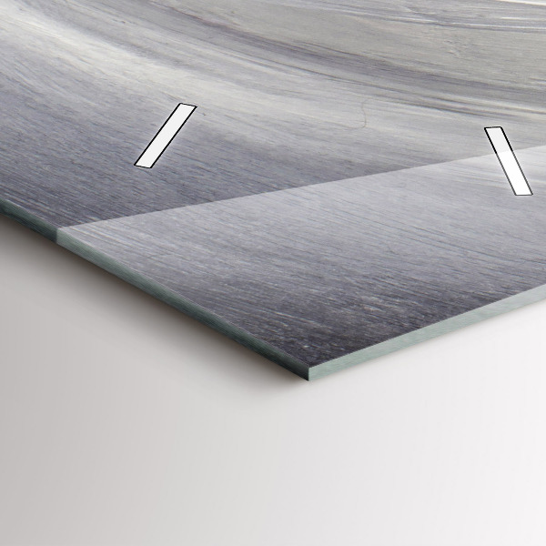 Modern vertical wall clock Raven in the moonlight